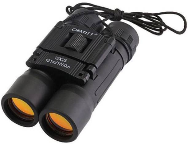 COMET 10X25 Compact Binocular with Powerful Lens 101 to 1000 m Vision also with Night vision Lens & Waterproof Binoculars