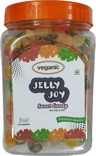 Veganic Jelly Candy/ Jelly Bites/ Jelly Beans | Pure-Veg |Sugar Coated Bright Coloured Fruit Flavour Candies Mango, Orange, Litchi, Pineapple, Strawberry, Guava, Kacchi Keri Jelly Candy Mango, Orange, Litchi, Pineapple, Strawberry, Guava, Kacchi Keri Jelly Candy