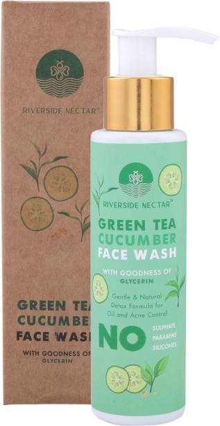 Riverside Nectar Cucumber and Green Tea  Face Wash