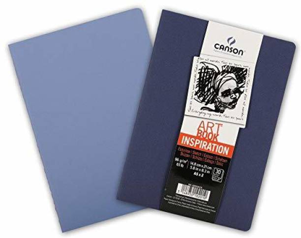 Canson IBLBA5 Inspiration Hardbound Art Books Plain 24 Sheets A5 96 gsm Multipurpose Paper