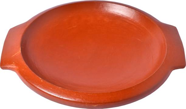 Frills & Colours Earthen Cookware/ Dosha chatty/Appachatty / Chatti/Roti Tawa / Pathiri Chatty Appachatty 0.25 L capacity 26 cm diameter