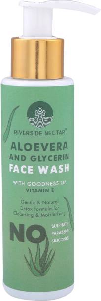Riverside Nectar Aloevera and Vitamin- E  Face Wash