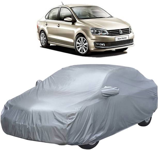 UK Blue Car Cover For Volkswagen Vento (With Mirror Poc...