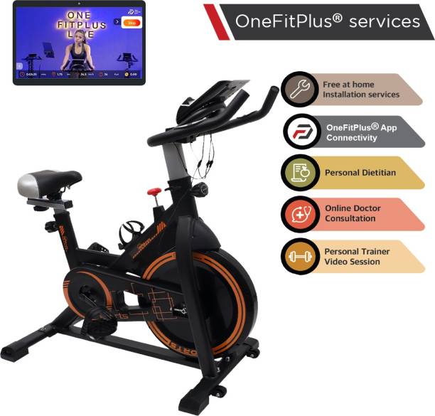 RPM Fitness RPM610 (14lbs Flywheel) with Free Diet Plan,Trainer & Installation Services Spinner Exercise Bike