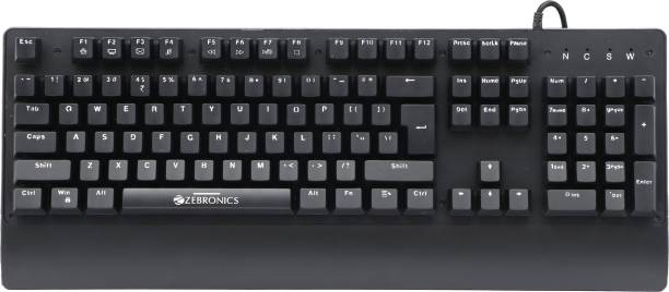 ZEBRONICS Zeb-Nitro 1 Wired USB Gaming Keyboard