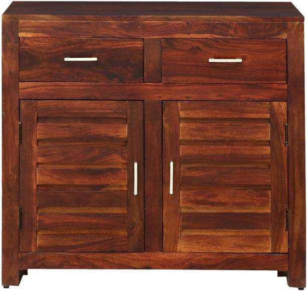 House Of Kuber Solid Sheesham Kitchen Crockery Cabinet Solid Wood Kitchen Cabinet