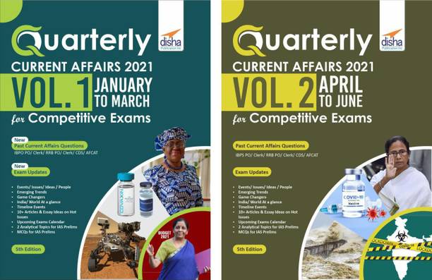 Half-Yearly Current Affairs - January to June 2021 for Competitive Exams (Set of 2 Quaterlies)