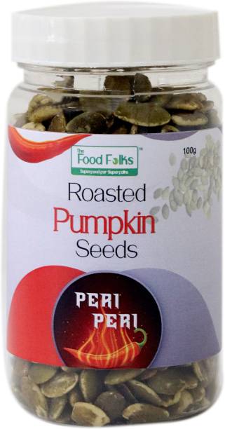 The Food Folks Peri Peri Roasted Pumpkin Seeds Small Jar (100g)