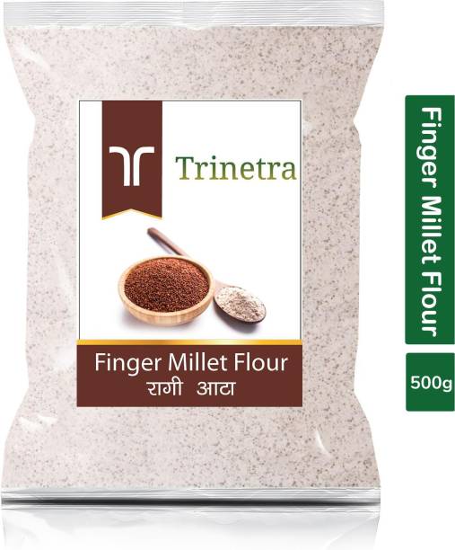 Trinetra Best Quality Finger Millet Flour / Ragi Atta 500g