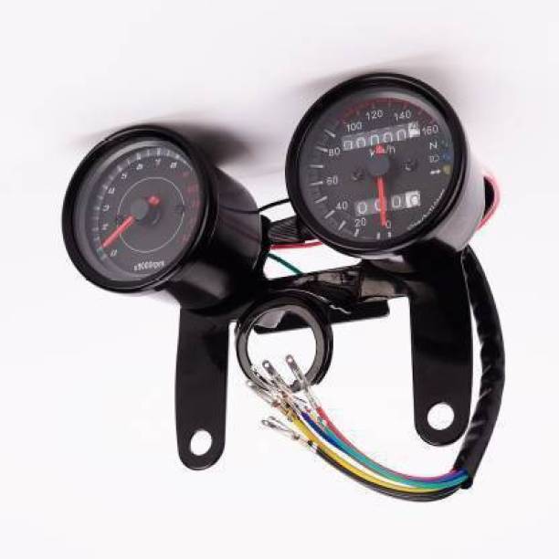 Vagary Dual Odometer Speedometer (Universal For Bike ) Analog Speedometer