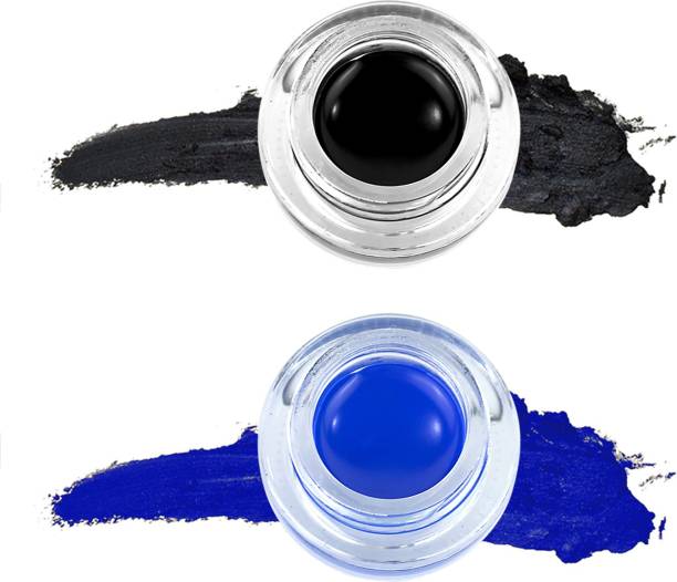 MARS 2 in 1 Black and Blue Water Proof & Smudge Proof Gel Eyeliner 8 g