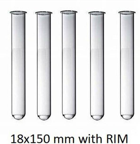 maruti Scientific 20 ml Rimmed Borosilicate Glass Test Tube