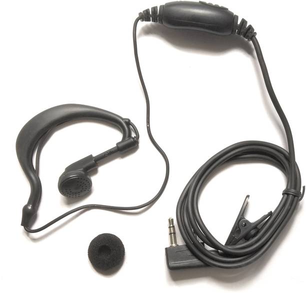 Top headset series s cheap price 5stars Flipkart in India 13 mervlex PTT Earphone for Walkie Talkie Two Way, 2-Pin Mic Headset Wired Headset