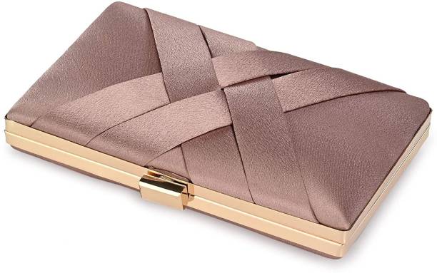 Casual, Party, Formal Pink  Clutch  - Regular Size Price in India