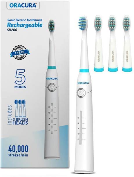 ORACURA Sonic Electric Rechargeable Toothbrush SB200 Wi...