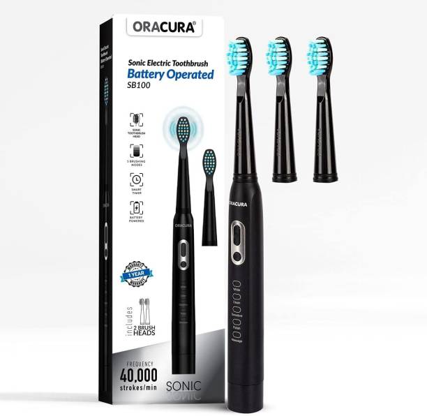 ORACURA Sonic Electric Toothbrush SB100 Battery Operate...