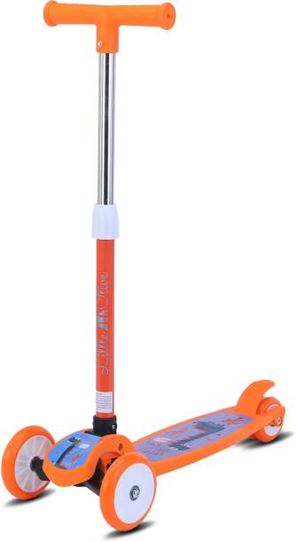 Little Olive Tikes 4 Level Height Adjustable Scooter with Extra Wide Brakes