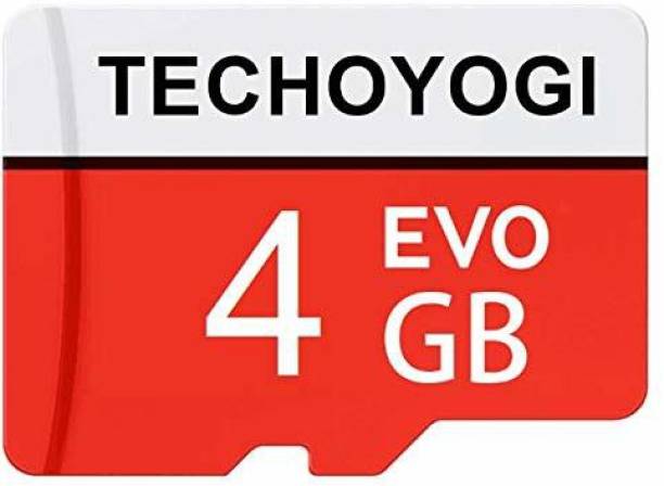 TechOYogi 4 GB 4 GB MiniSD Card Class 10 10 MB/s  Memory Card