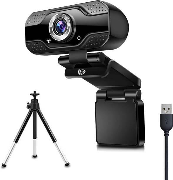 BigPassport Ultra HD Inbuilt Mic 2 MP Webcam USB Connection | Night Vision | Noise Cancellation  Webcam