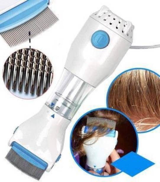 Leplion Head Lice Remover Comb Capture 4 Filter Trap Head Lice And Eggs Removed From The Hair,Allergy and Chemical Free Head Lice Treatment,Electrical Head Lice Comb