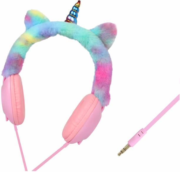 MGS Unicorn Headphone With MIC For Laptop,PC,Mobile Wired Headset Wired Headset