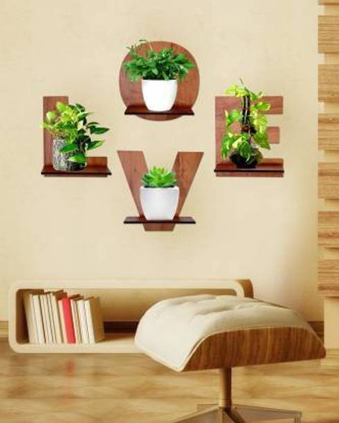 King Decore WALL SALVE SETUP BOX SELF WALL MOUNTED MDF (Medium Density Fiber) Wall Shelf