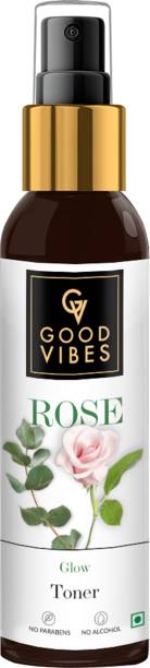 GOOD VIBES Rose Glow Toner (120 ml) Men & Women