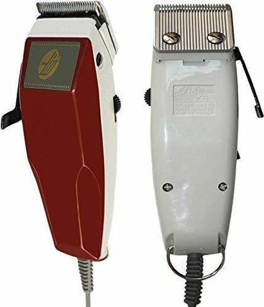 TRUETAG Professional RF-666 Hair Trimmer & Clipper For shaving and Cutting with 1.5 m Long Wire and Adjustable Trimming Rang (Powerful and heavy duty Machine Color Red) Trimmer 120 min  Runtime 4 Length Settings