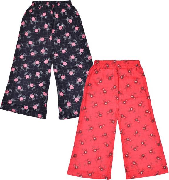 Verito Relaxed Girls Multicolor Trousers
