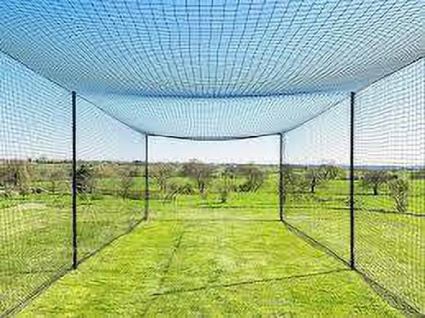 Amz Sports Nets Standard Cricket Practice/Training Net for Ground BLUE 1Side1.5MM THICK(10 X100FT Cricket Net