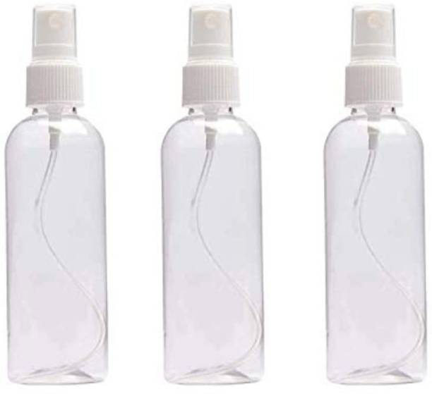 fixree Empty Plastic Spray bottle fine mist for sanitizer,Hair, Cleaning 100ml 100 ml Spray Bottle