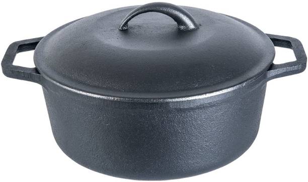WONDERCHEF Forza Cast-Iron Casserole With Lid, Pre-Seasoned Cookware, Induction Friendly Cook and Serve Casserole