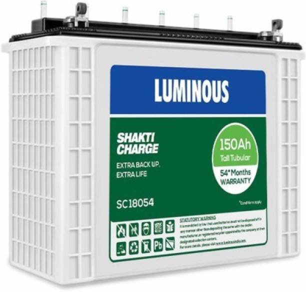LUMINOUS SAKTI 18054 Tubular Inverter Battery (150AH) Tubular Inverter Battery