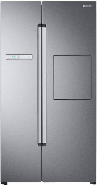 SAMSUNG 845 L Frost Free Side by Side Refrigerator (Ez Clean Steel (Silver), RS82A6000SL/TL)