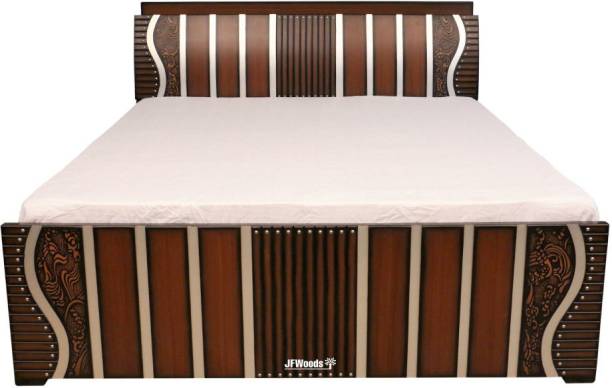 jfwoods Elegance Double Bed With Storage by Jfwoods Engineered Wood King Box Bed