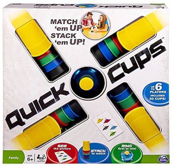 SHK Digitrade Spin Master Games Quick Cups Board Game A...