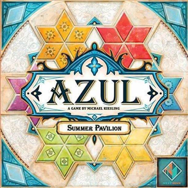 SHK Digitrade Azul Summer Pavilion Board Game | Family-Friendly Party Games - Card Games for Adults, Teens & Kids Board Game Accessories Board Game