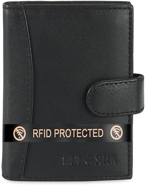 HIDE & SLEEK Soft Leather Credit 20 Card Holder