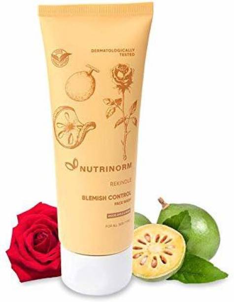 NUTRINORM WELLNESS Blemish Control  Natural, Soothing & Glowing Blend of Rose, Licorice and Wood Apple Soap Free Herbal Formulation Suitable for Dry, Oily and Normal Skin Face Wash