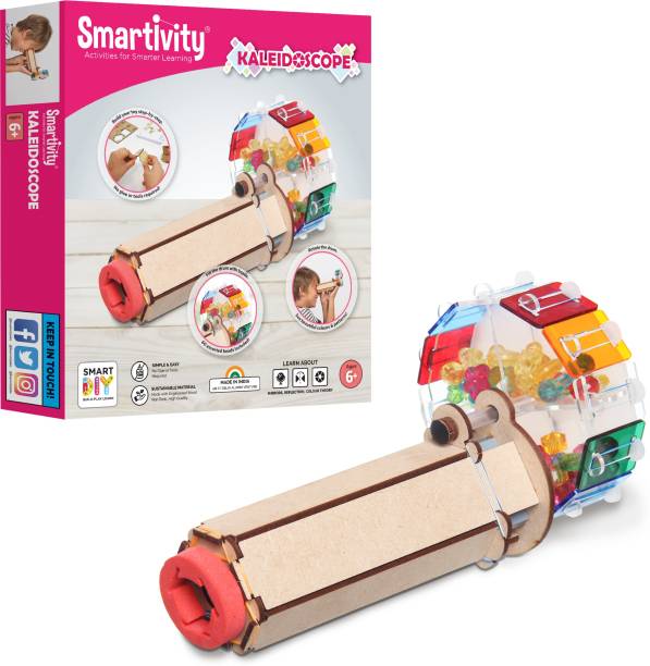 Smartivity Fantastic Optics Kaleidoscope STEM Educational DIY Fun Toys, Educational & Construction based Activity Game for Kids 6 to 14, Gifts for Boys & Girls, Made in India