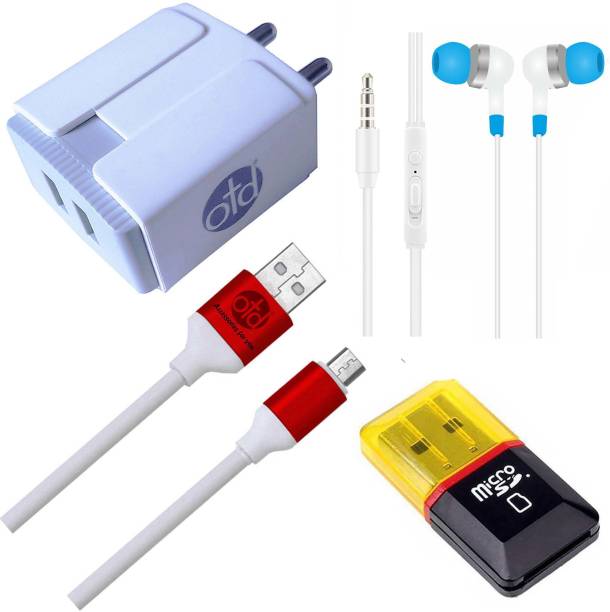 OTD Wall Charger Accessory Combo for Huawei Y6p, Huawei Y7p, Huawei Y8s, Huawei Y9 2019