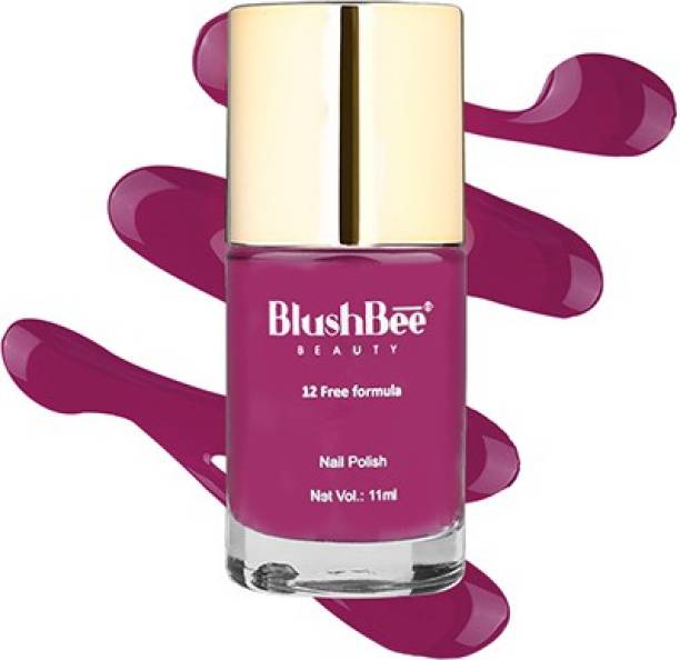 BlushBee Organic Beauty BlushBee 12 Free,Vegan, Hi shine, quick dry & PETA approved Nail Polish - Lyna Berry
