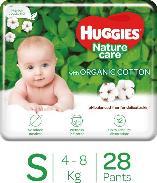 Huggies Nature Care Diapers with organic cotton - S