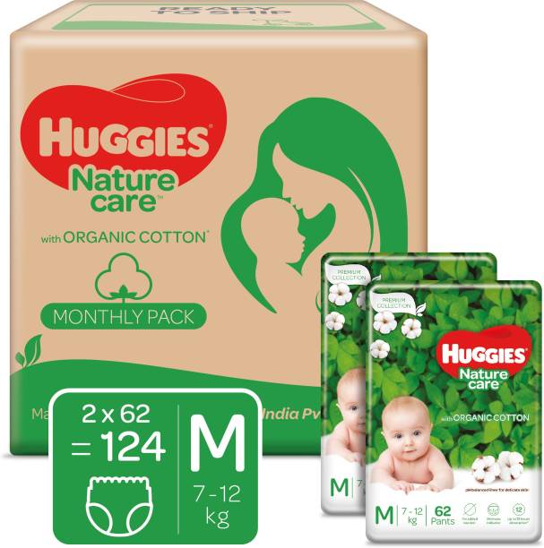 Huggies Nature Care Pants Monthly Pack with organic cotton - M