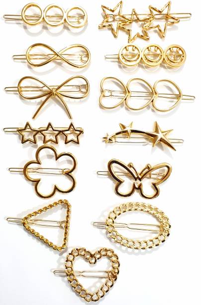 Hair Pin Online In India At Best Prices Flipkart | 20pcs Spiral Hairins Hair  Screw Clamps Simple Hair Clips Hairstyling Accessories For Women Girls  Golden 