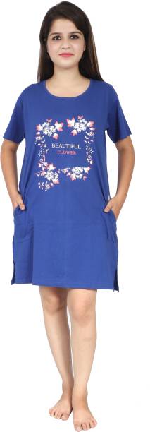 NG Store Women T Shirt Blue Dress