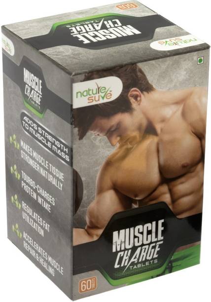Nature Sure Muscle Charge Tablets for Men – 1 Pack (60 Tablets)
