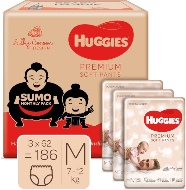 Huggies Premium Soft Pants Sumo Pack - M