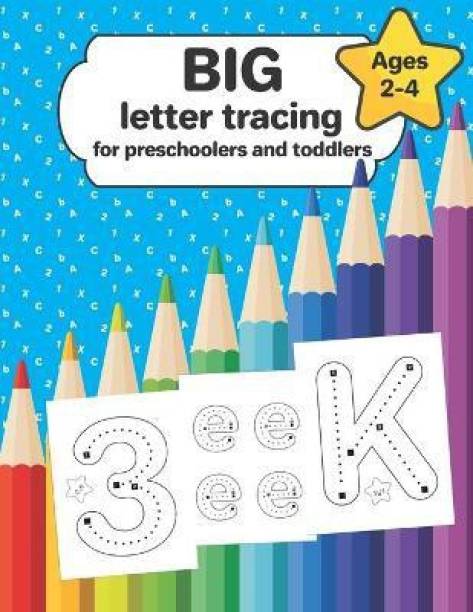 Big letter tracing for preschoolers and toddlers ages 2-4