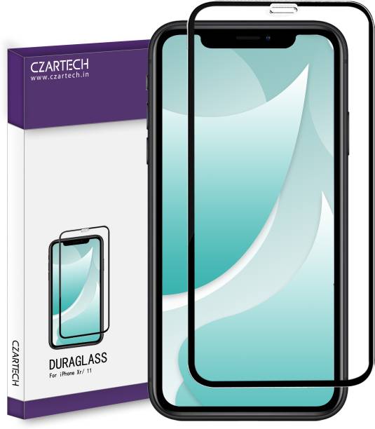 CZARTECH Edge To Edge Tempered Glass for Apple iPhone XR, iPhone 11